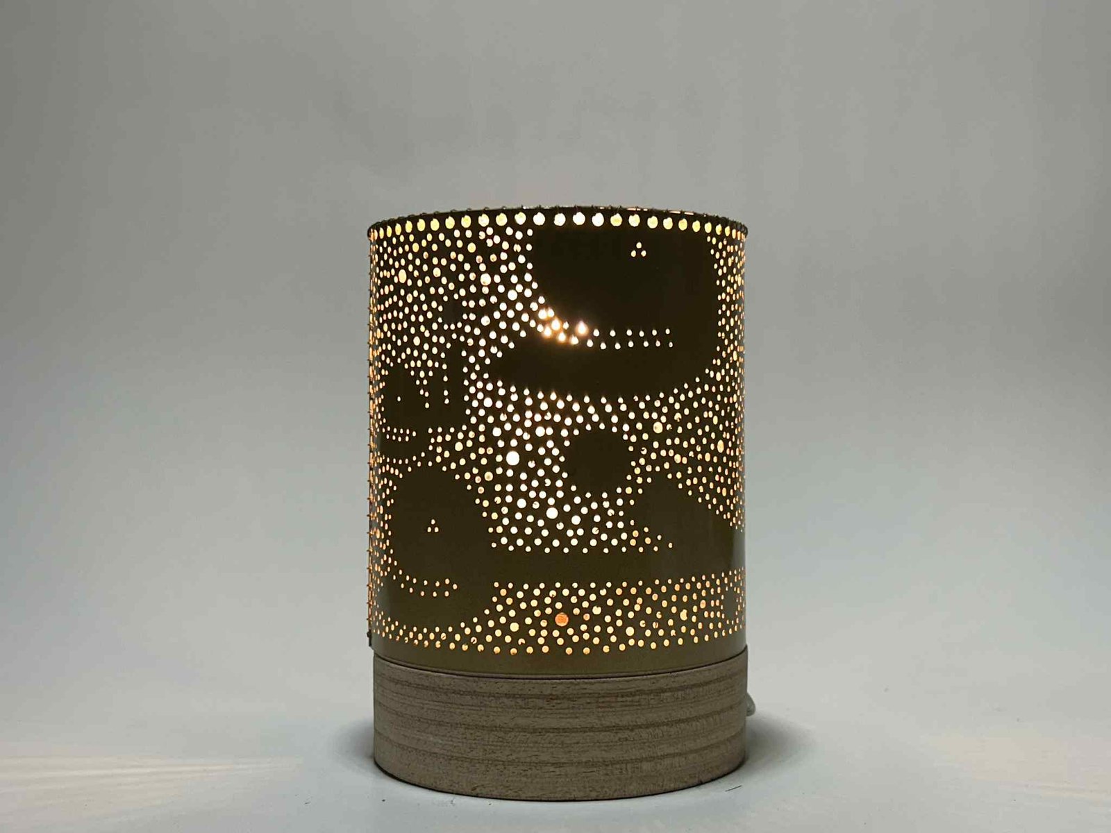 Cylinder - Small with Calligraphy - Light On
